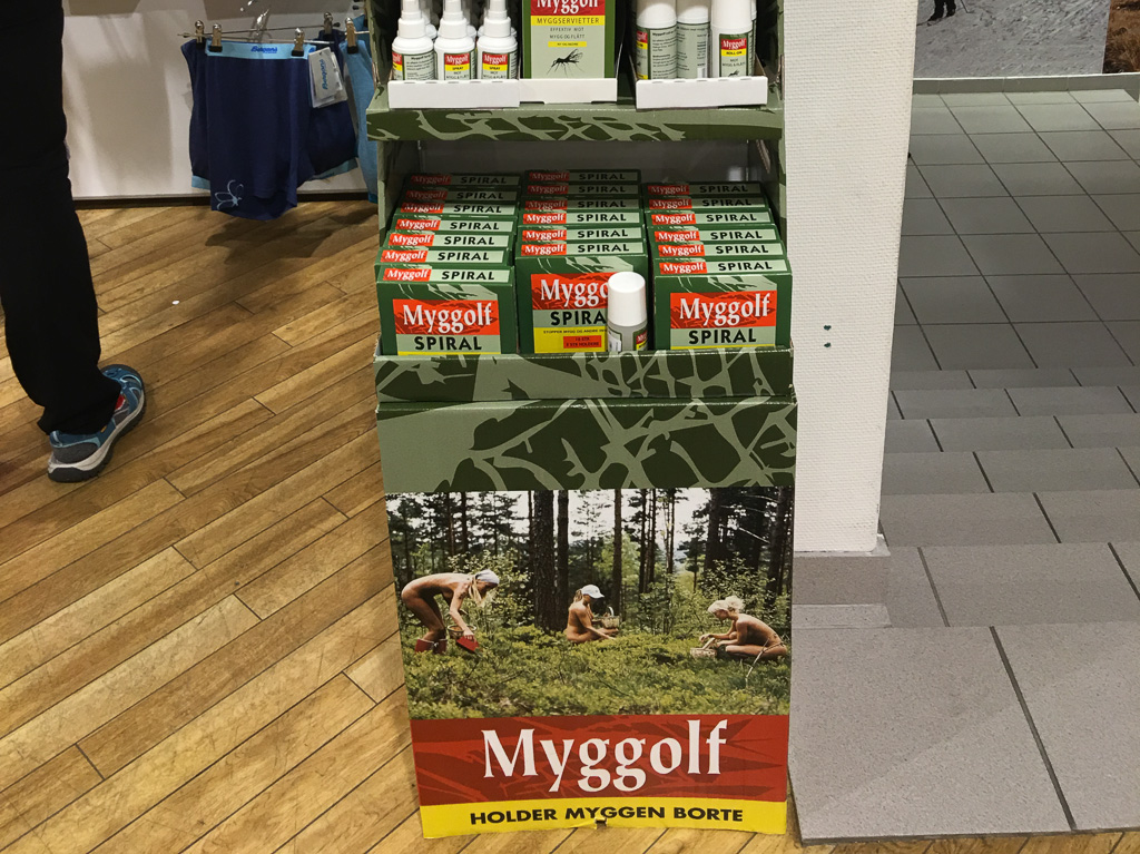 Myggolf Werbung